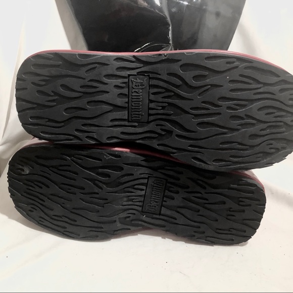 SOLD *✧・゜:* Demonia PVC 315 Flame Booties ✧*:・゜ - Picture 4 of 5